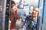 Engineers using equipment safely